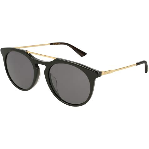 gucci unisex 49mm round double frame sunglasses|gucci clear sunglasses.